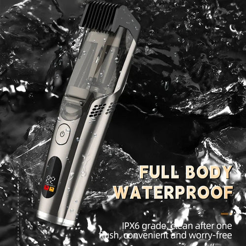 Vysávací zastrihávač fúzov pre mužov s nastaviteľnou dĺžkou a 2 hrebeňmi (1-20mm) - brada.sk